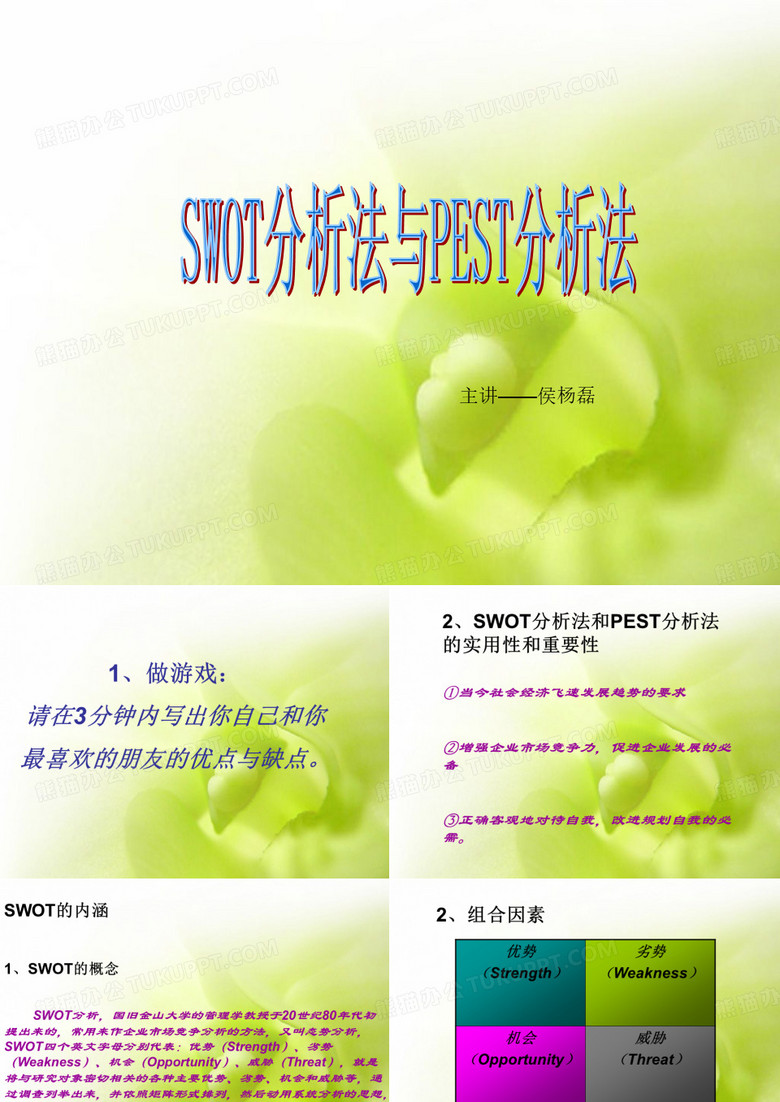 Swot与Pest分析