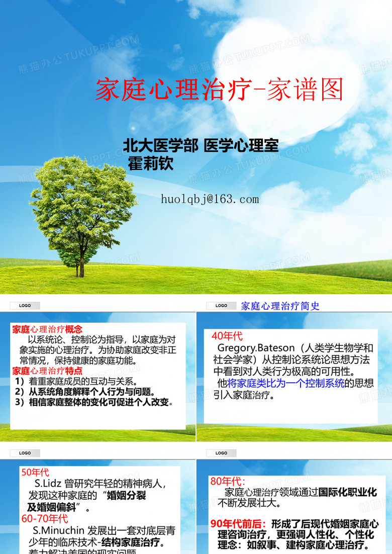 北医霍莉钦-家庭心理治疗《家谱图》