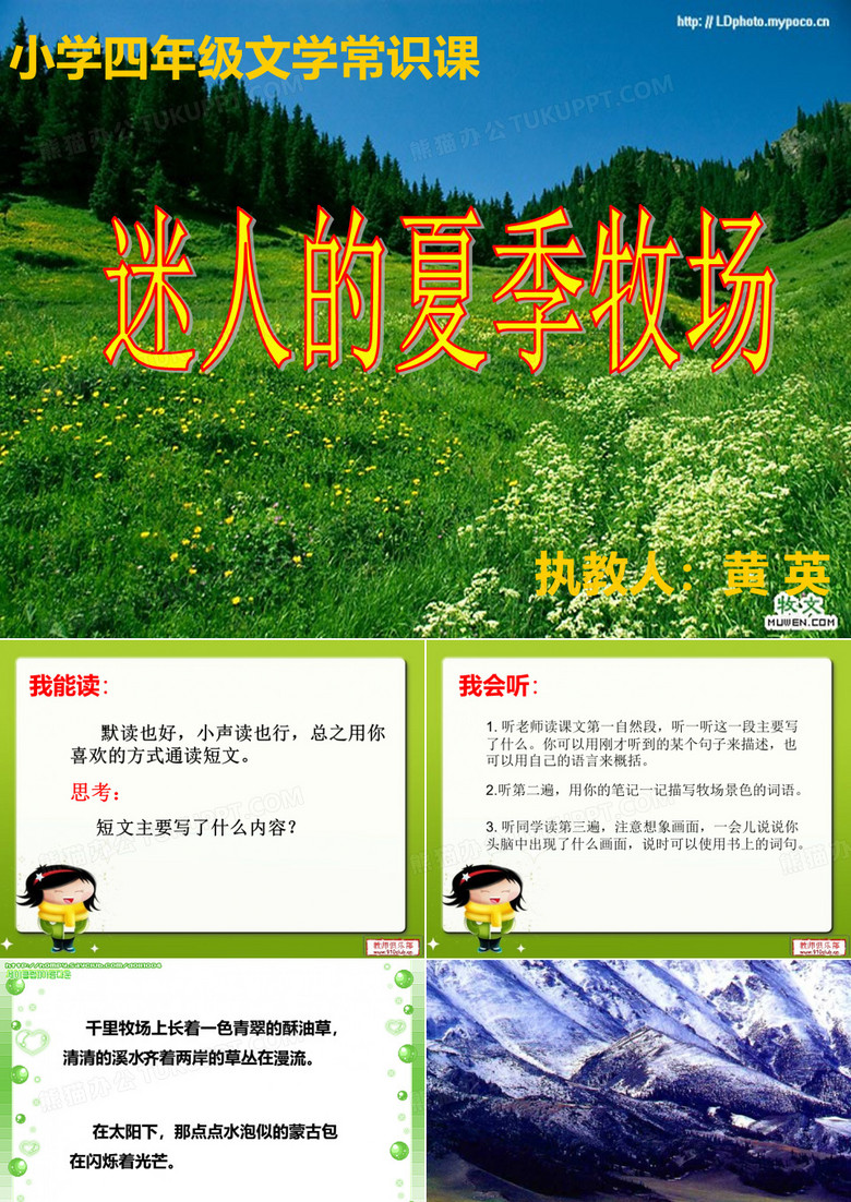 迷人的牧场