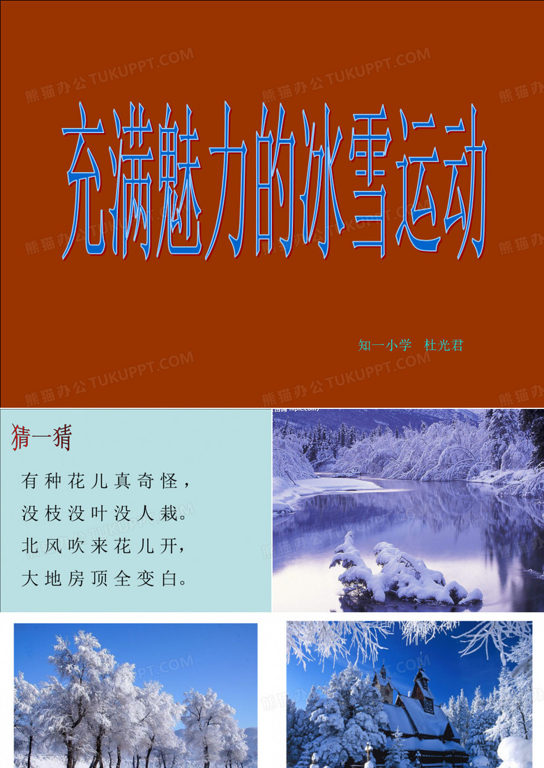 充满魅力的冰雪运动1