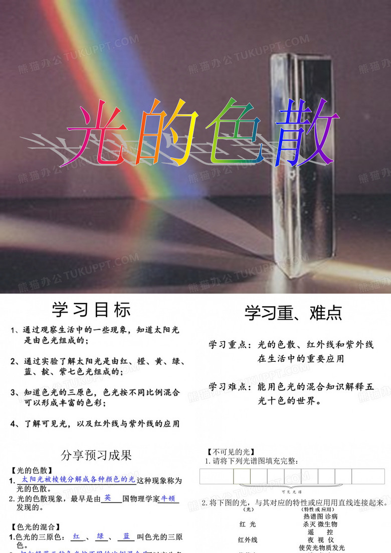 色光的三原色
