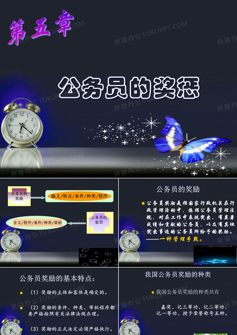 第五章 公务员的奖惩