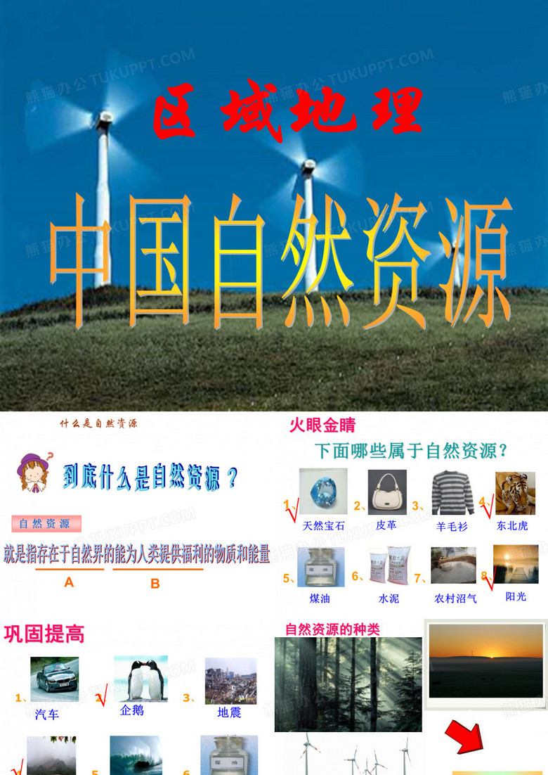 区域地理      中国地理中国的自然资源课件