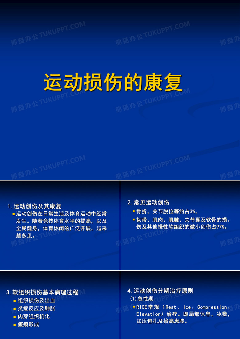 运动损伤的康复