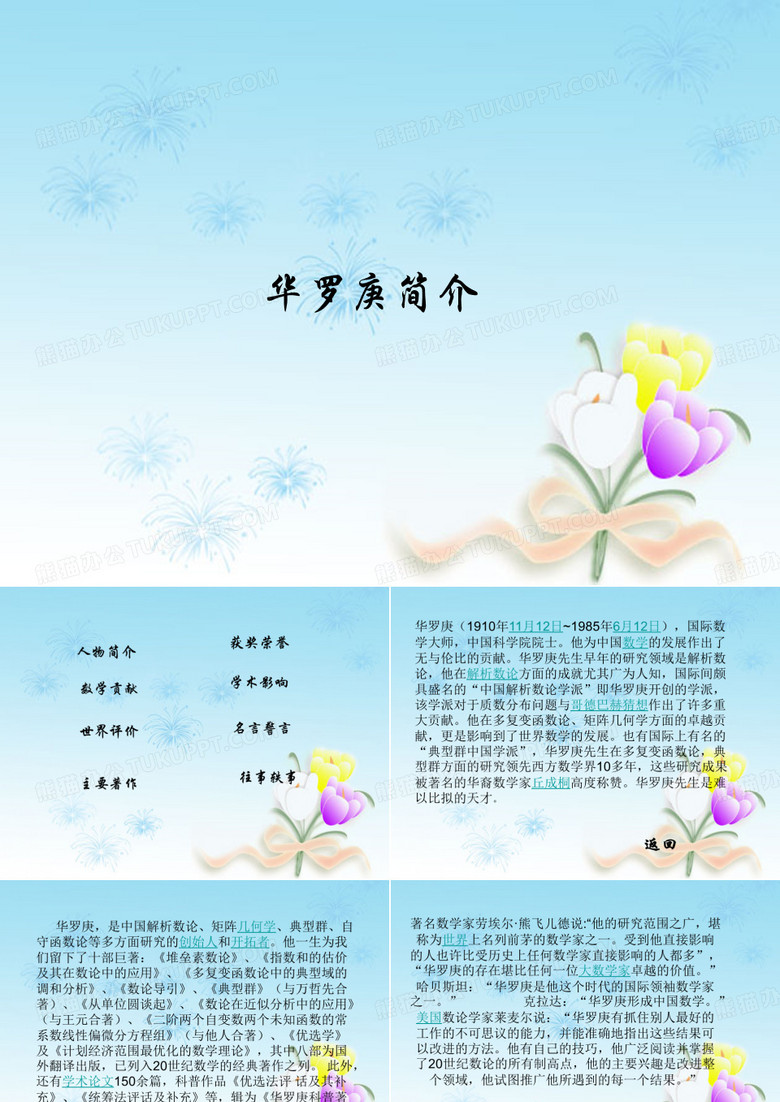 华罗庚简介