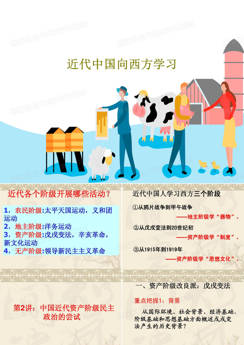 近代中国向西方学习32页PPT