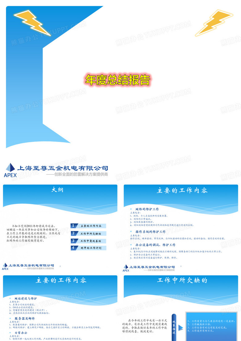 工作年度总结报告