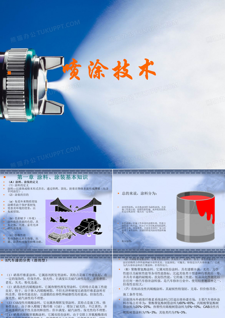 油漆基础知识与喷涂工艺详解(油漆)