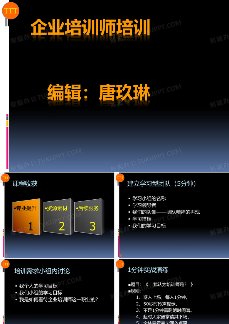 企业内训师培训