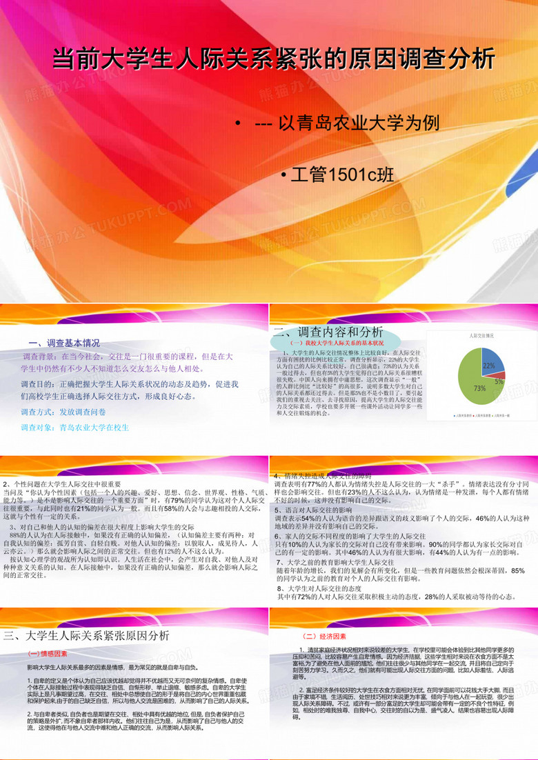 大学生人际关系PPT