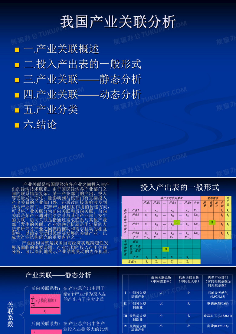 产业关联分析