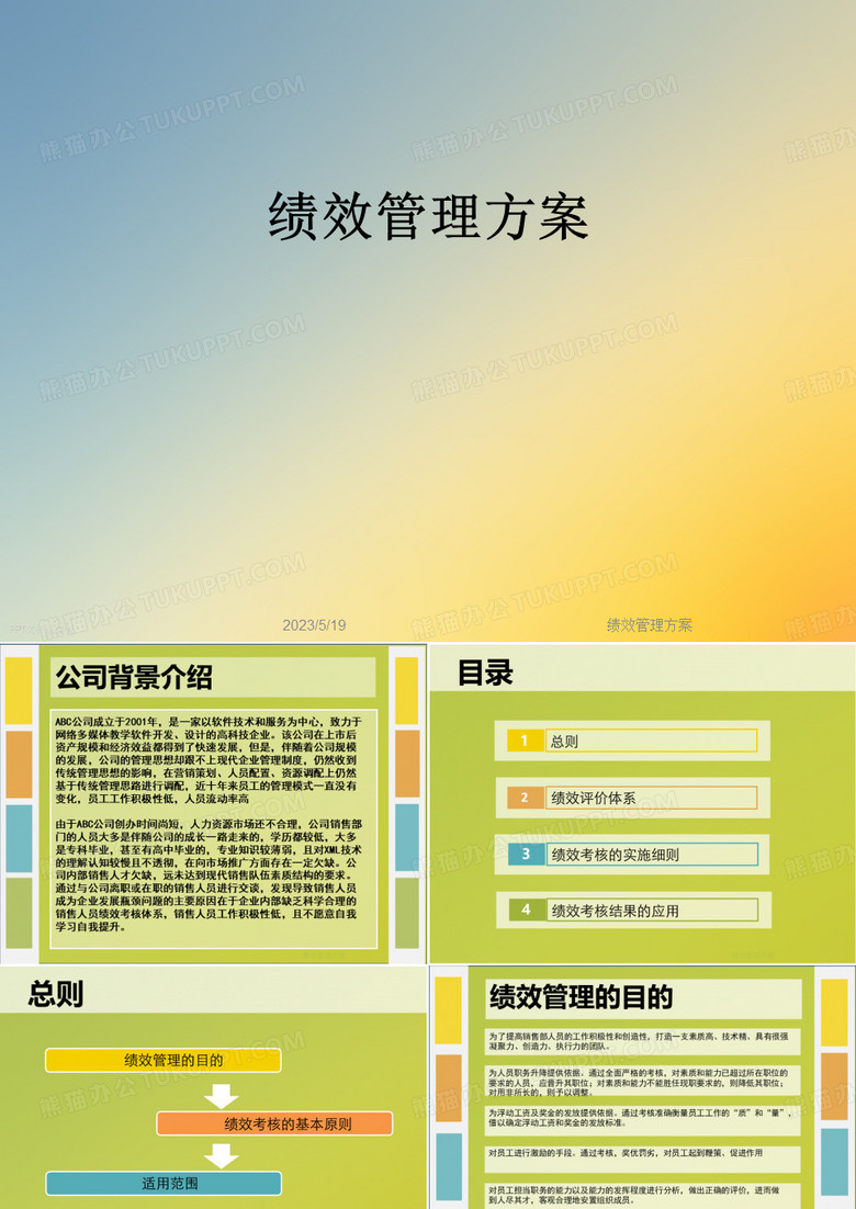 绩效管理方案