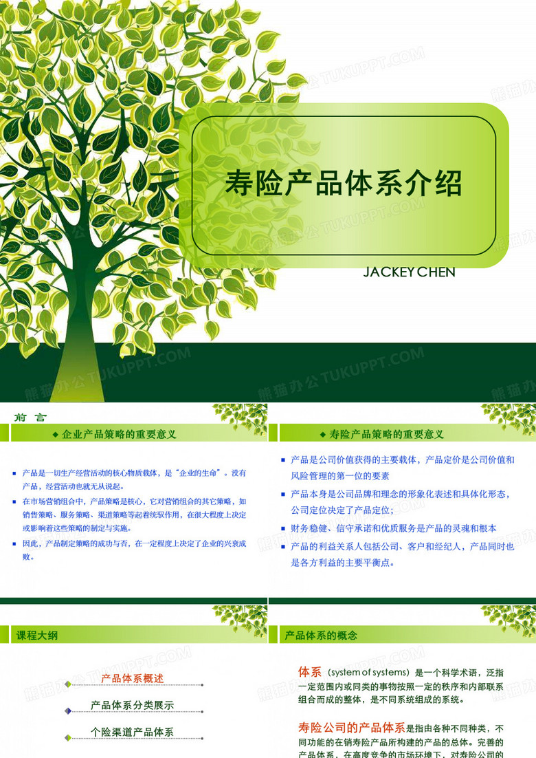 寿险产品体系介绍..
