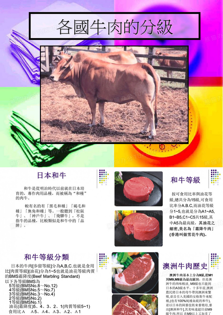各国牛肉的分级