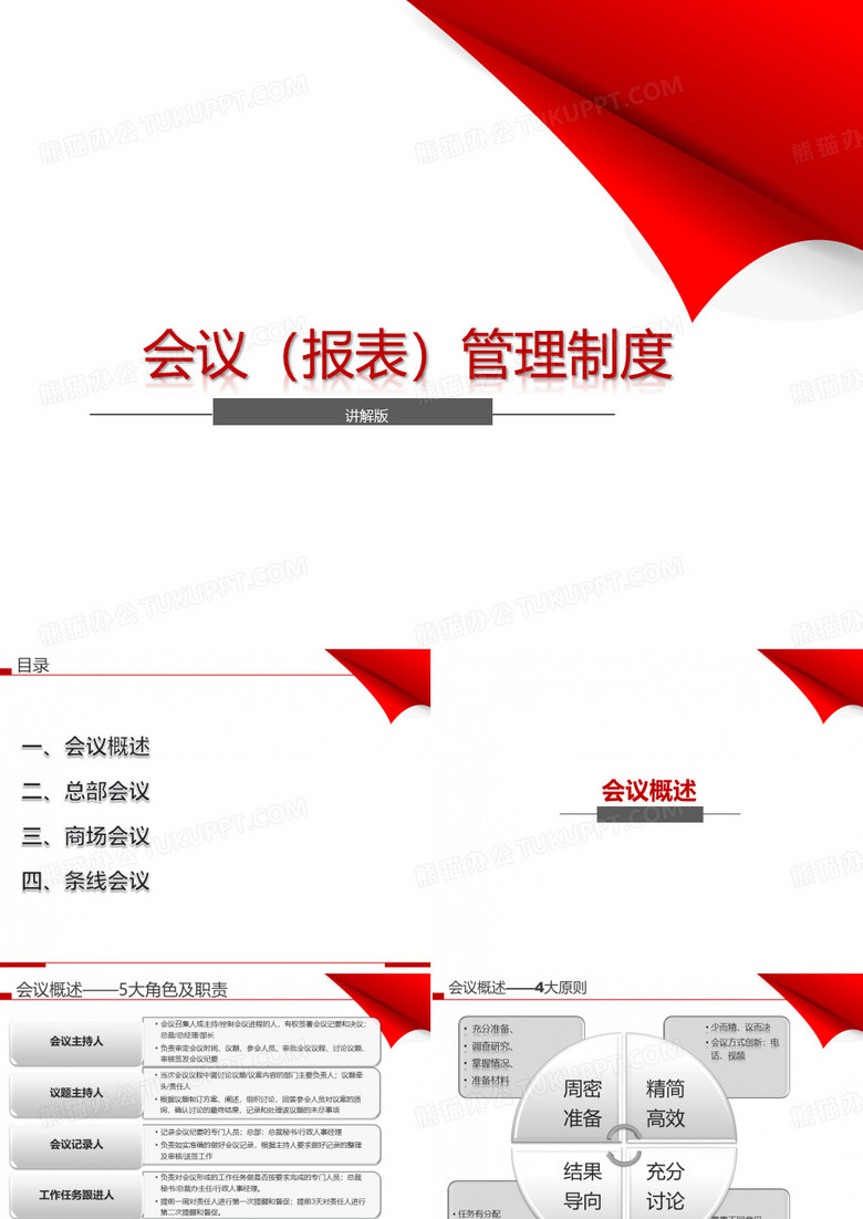 会议制度(模板)