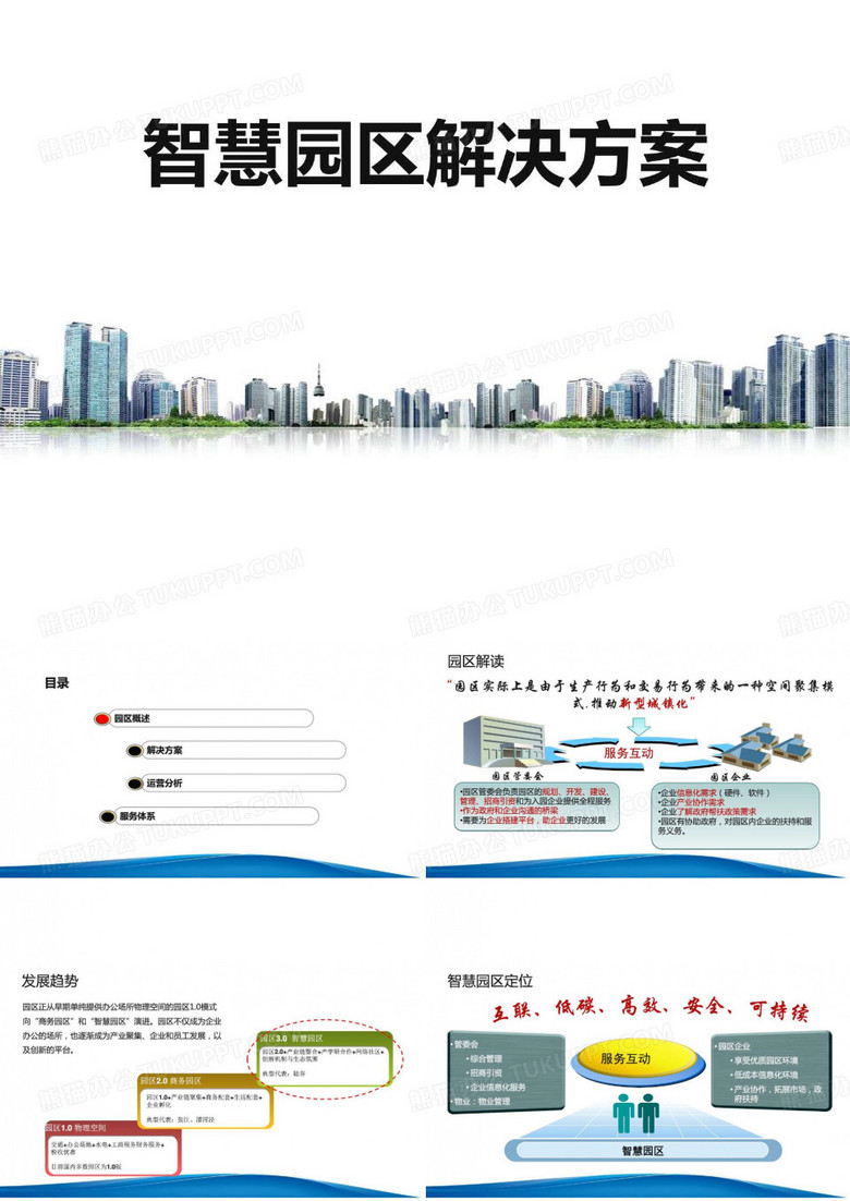 智慧园区智慧园区整体运营解决方案