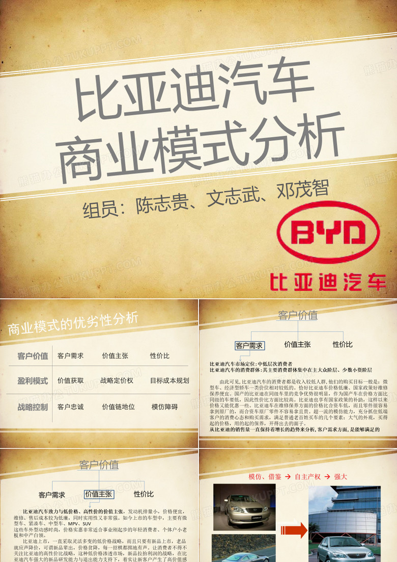 比亚迪汽车商业模式分析