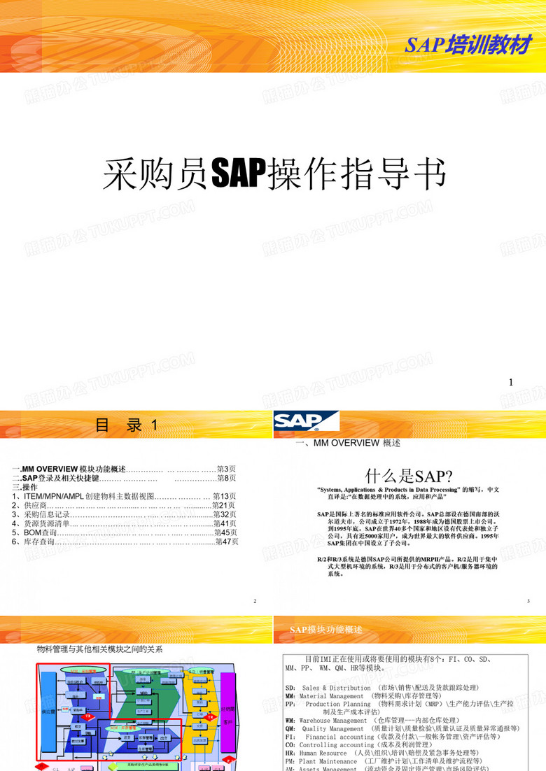 SAP采购流程--采购初