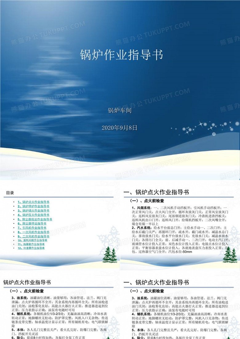 锅炉作业指导书