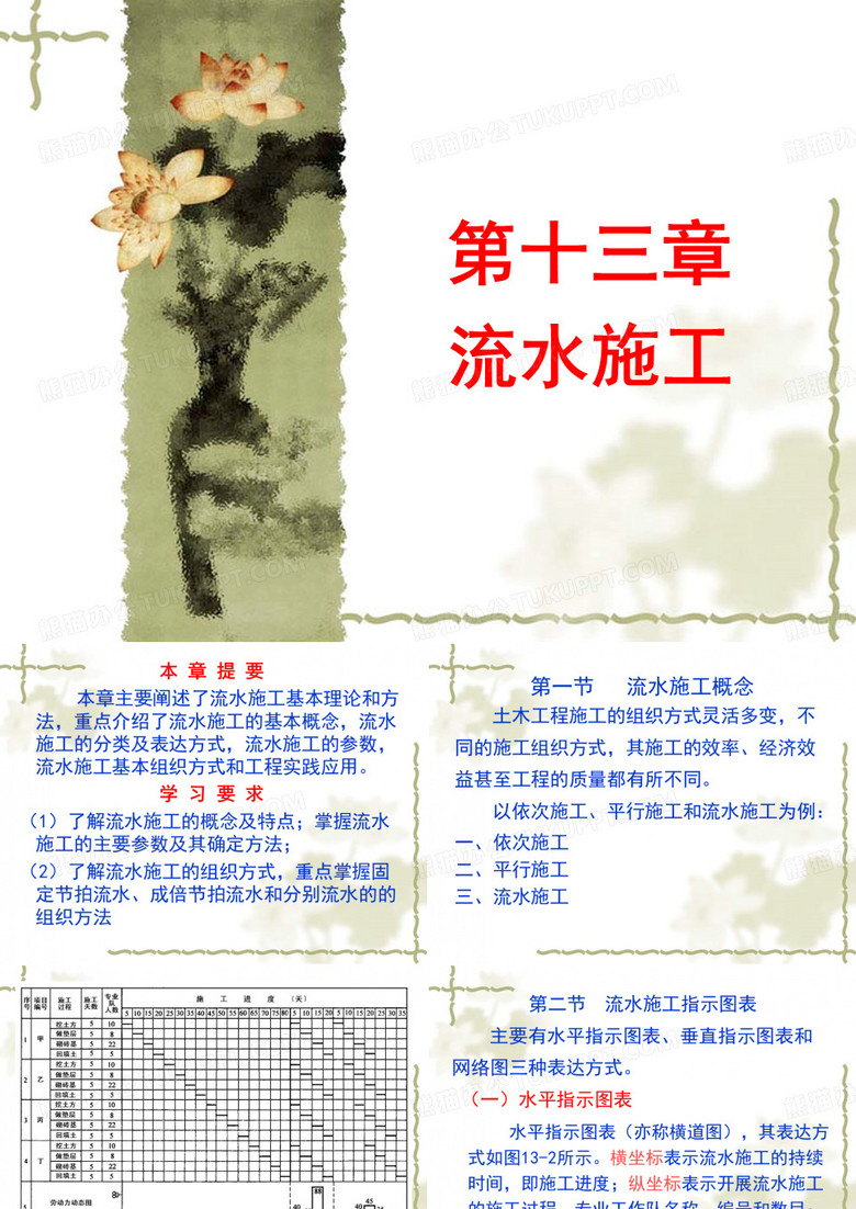 流水施工