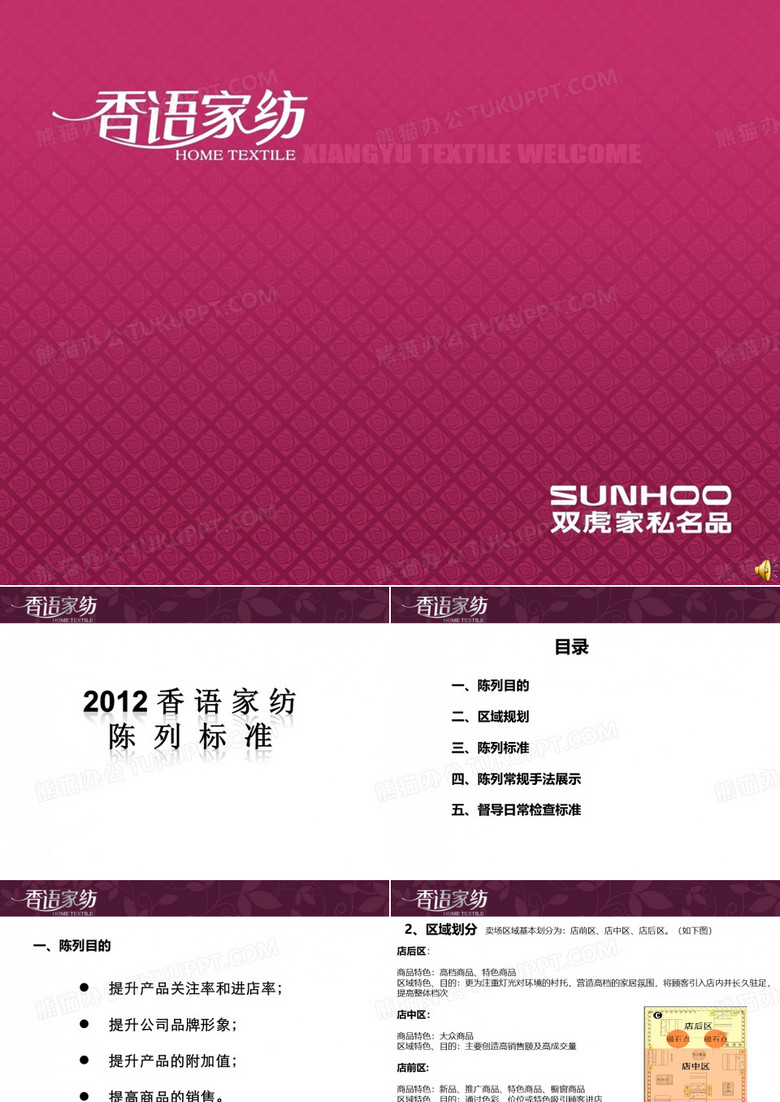 家纺陈列标准