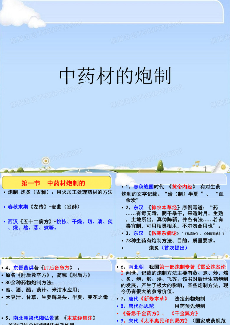 中药材的炮制