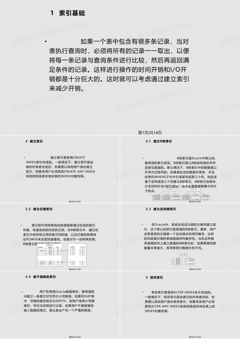 Oracle索引与索引组织表