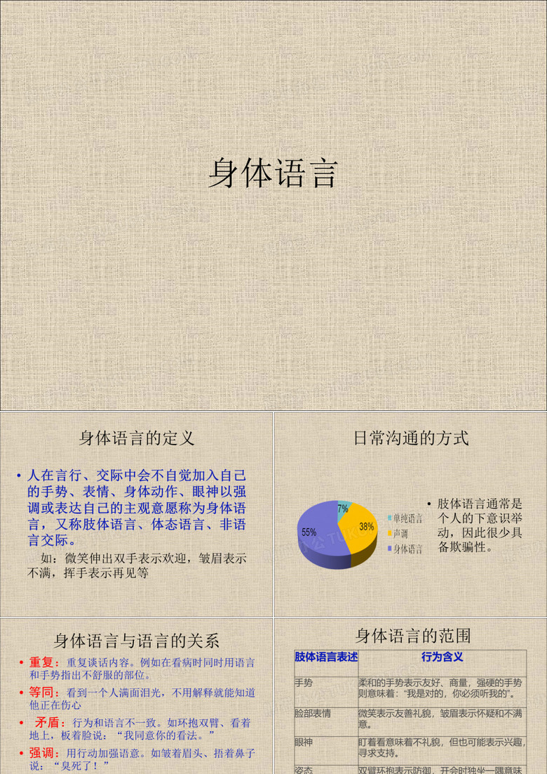 身体语言