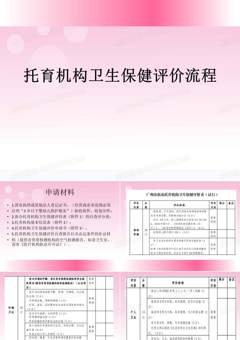 托育机构卫生评价