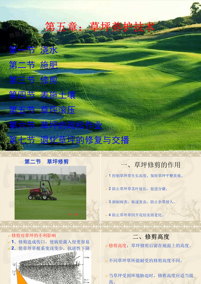 草坪修剪