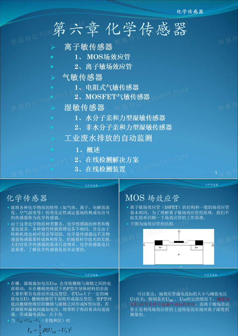 第六章 化学传感器(离子敏传感器、气敏传感器、湿敏传感器)