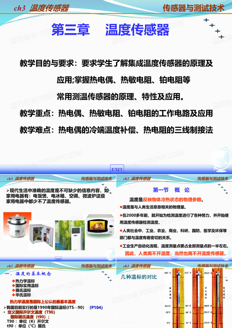 传感器原理及应用温度传感器