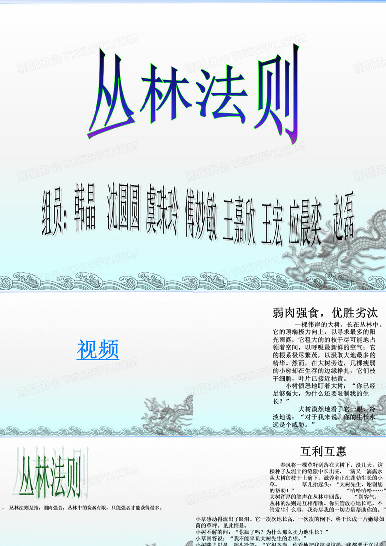 《丛林法则新》PPT课件