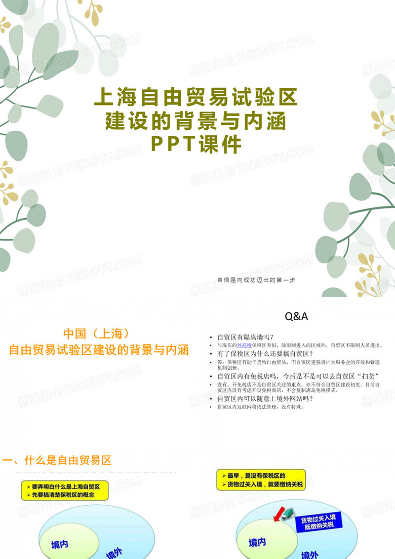 上海自由贸易试验区建设的背景与内涵PPT课件41页PPT