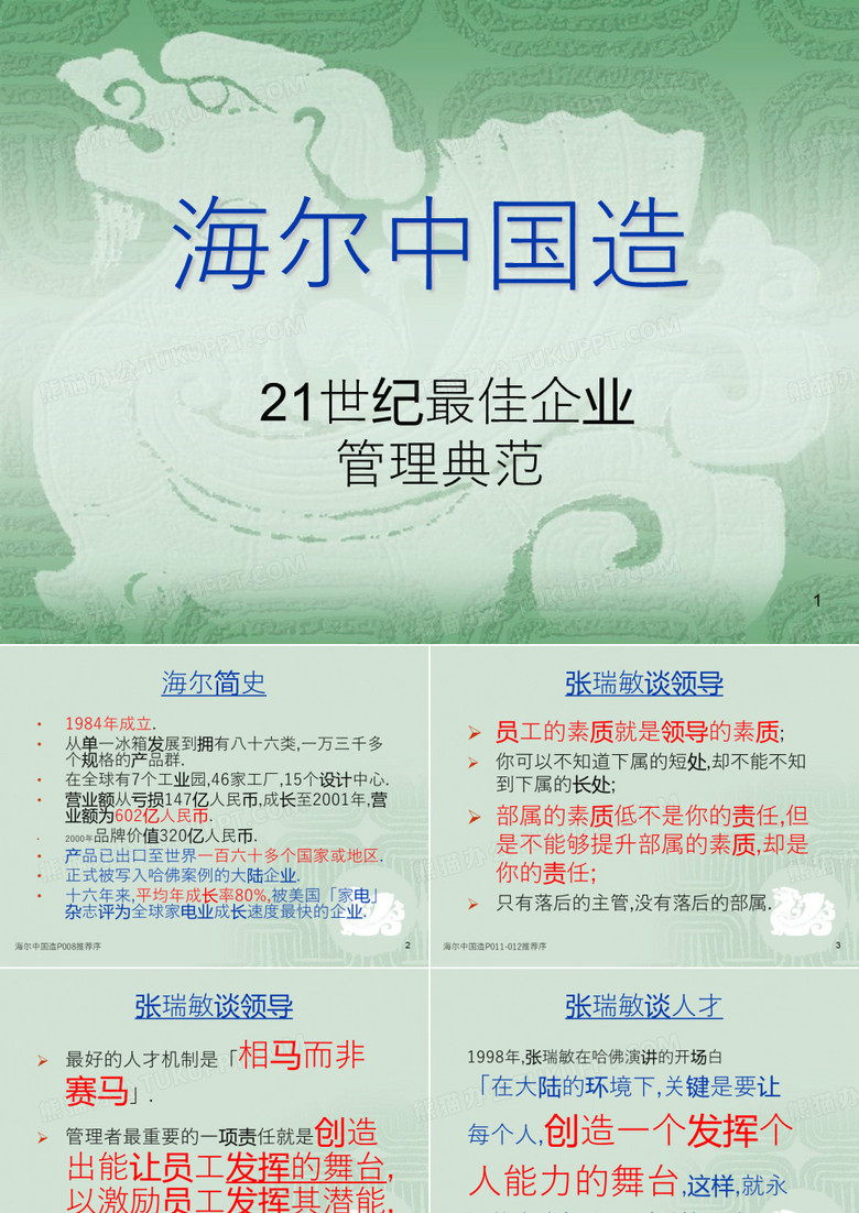 海尔中国制造-海尔成功的秘诀