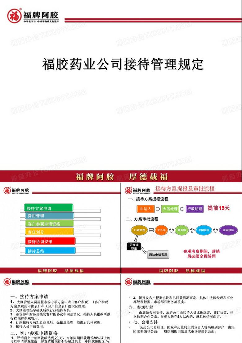 接待方案(药业公司参观接待方案).ppt