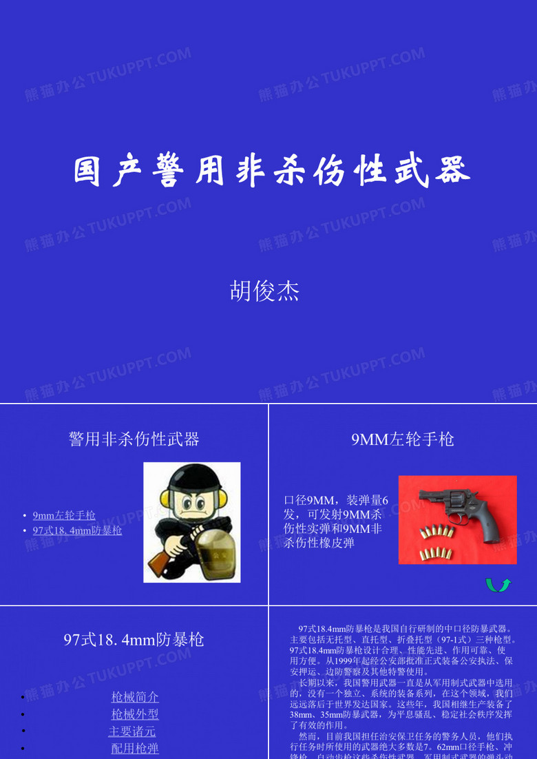 国产警用非杀伤性武器