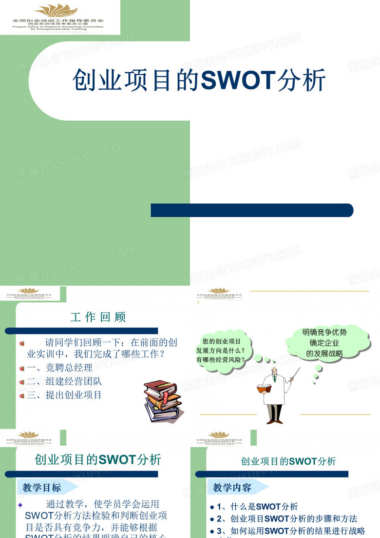2-1创业项目的SWOT分析