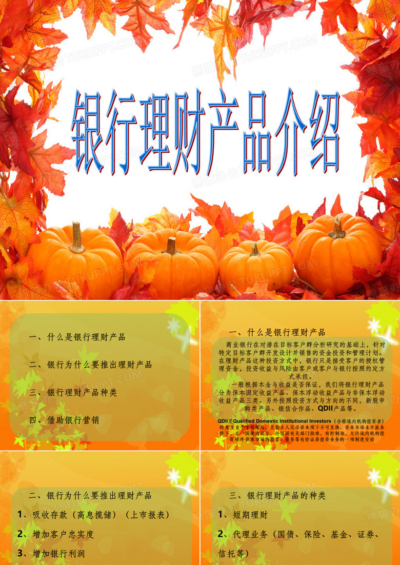 银行理财产品介绍