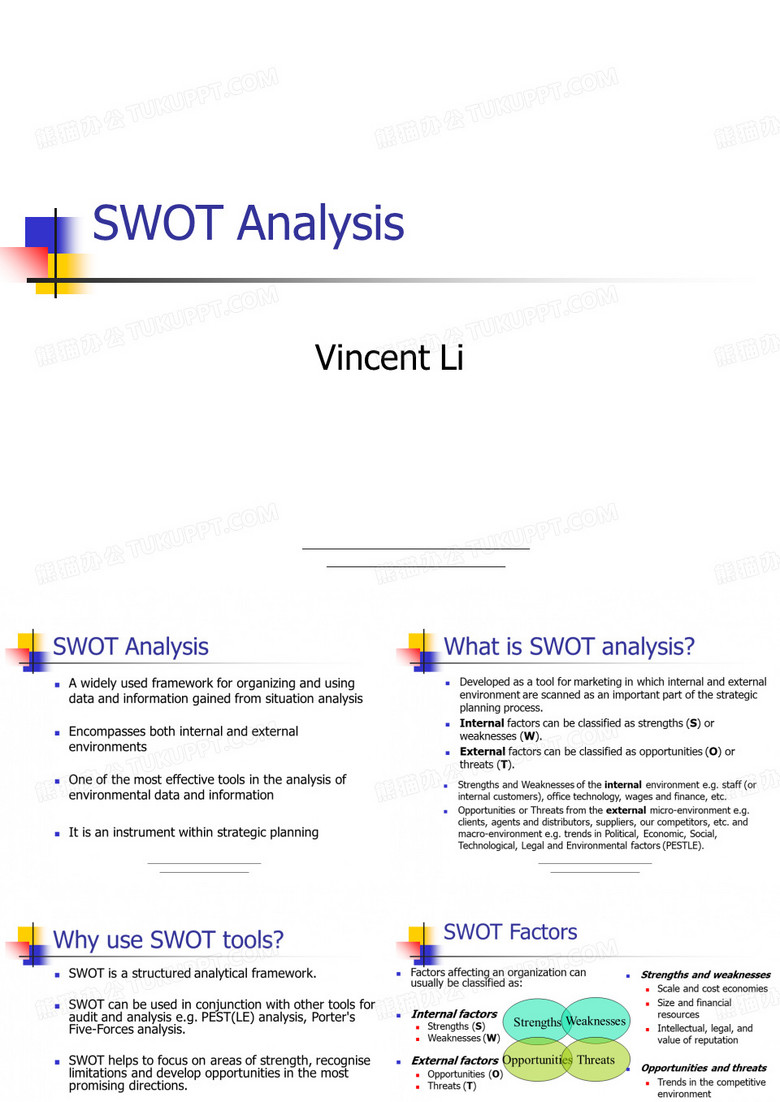最新SWOT_analysis 优劣势分析 (英文)