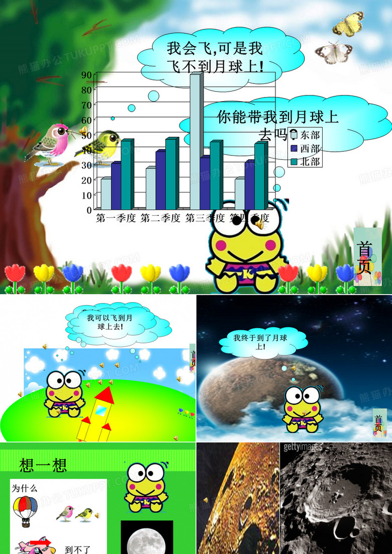 小青蛙上月球