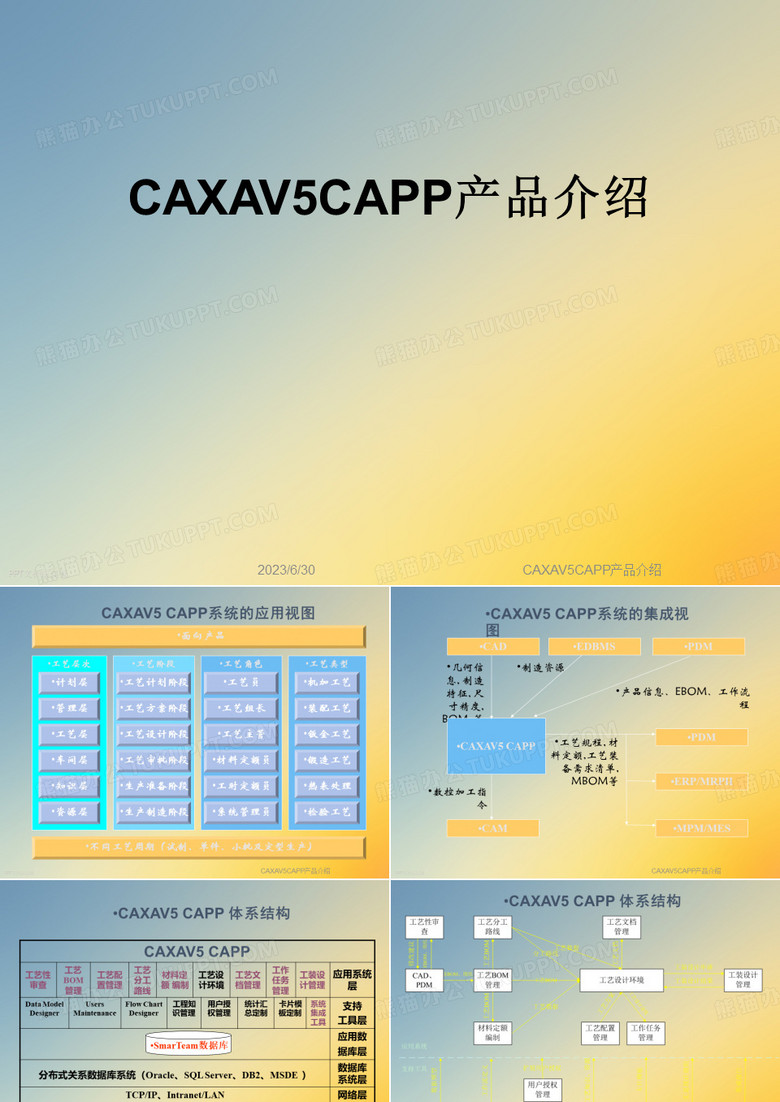 CAXAV5CAPP产品介绍