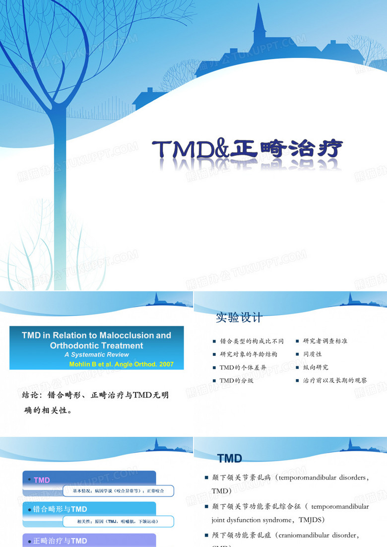 TMD与正畸治疗