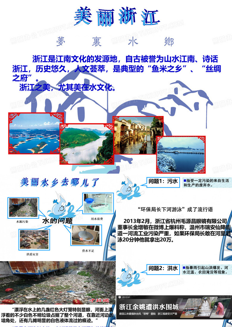 “五水共治”(张悦)PPT