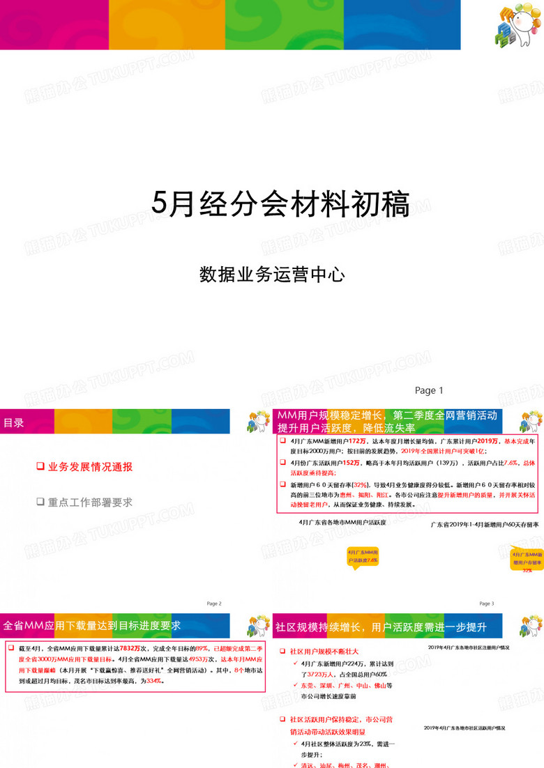 经营分析会材料