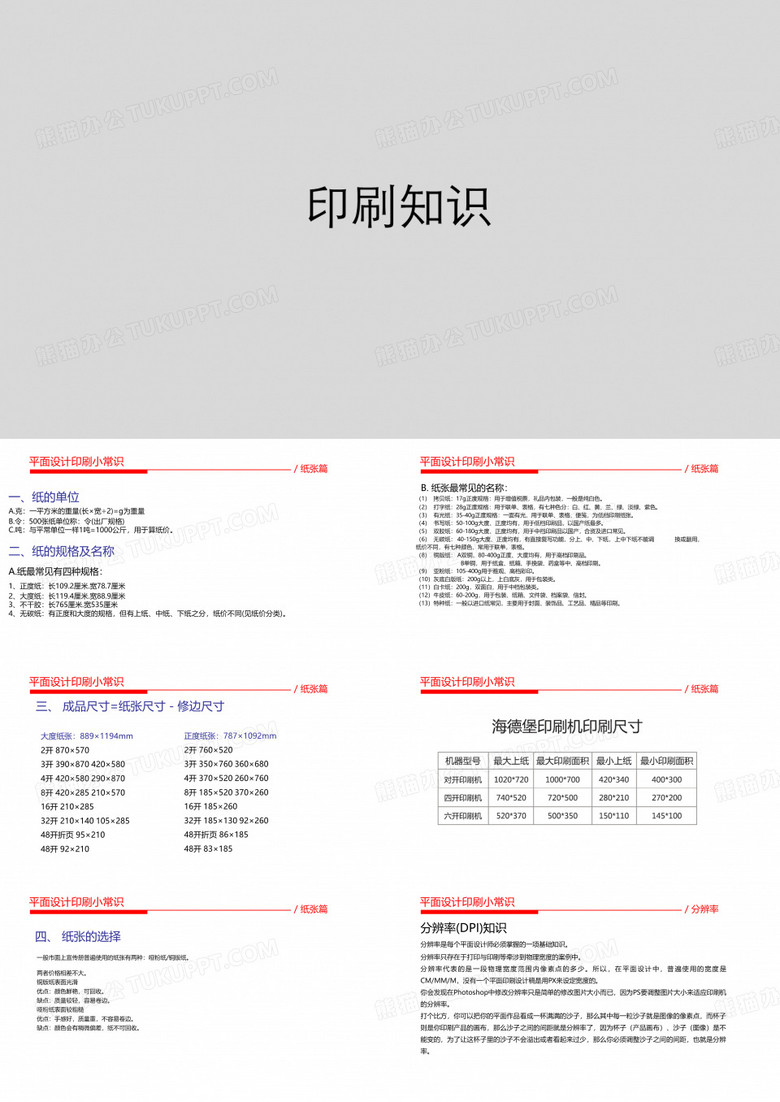 印刷知识