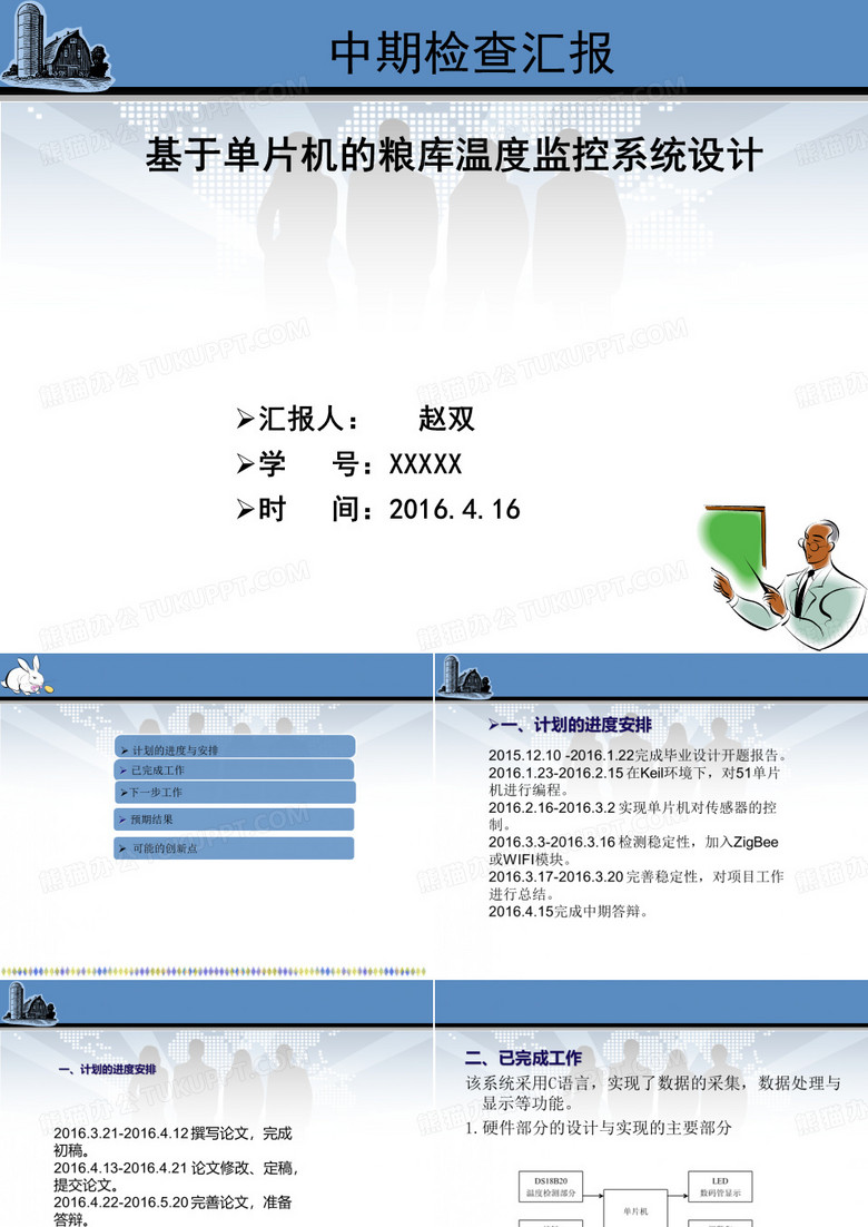 中期检查PPT汇总