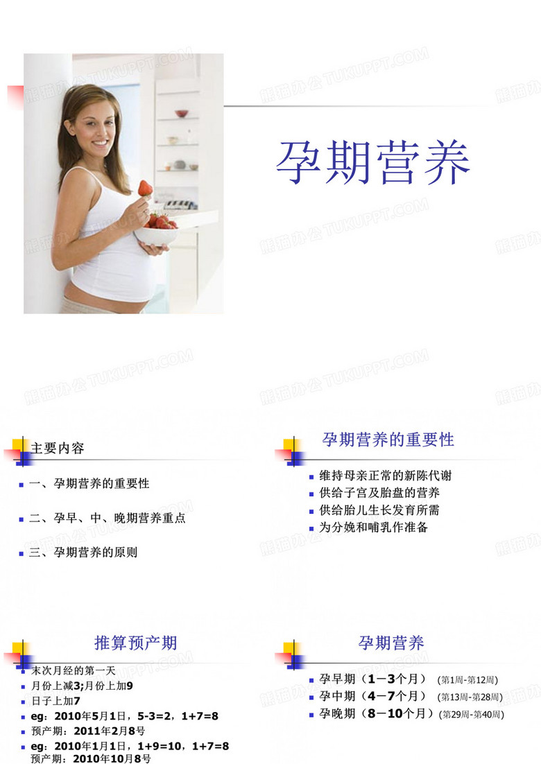 孕期营养课件
