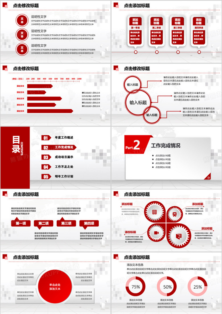 2024年工作总结报告年终汇报新年计划PPT模板no.2