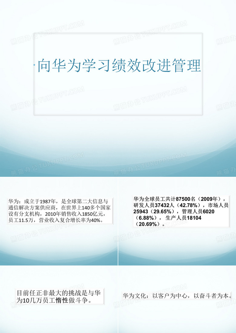 向华为学习绩效管理